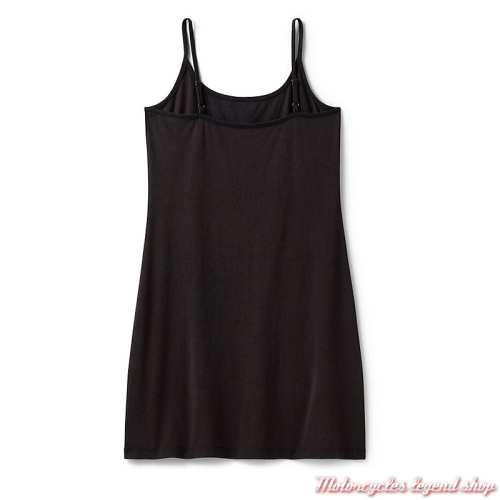 Robe débardeur Vintage Harley-Davidson femme, noir, coton, dos, 96231-26VW