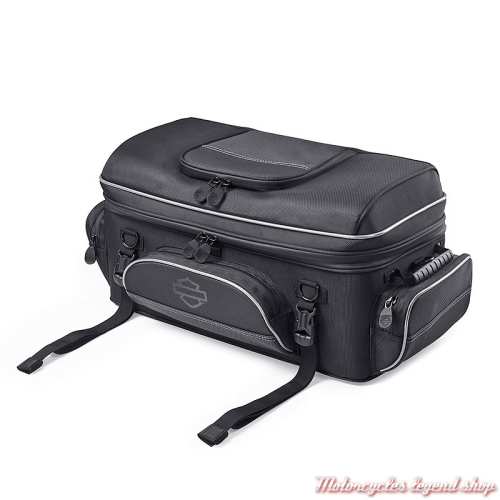 Sac de porte-bagages Tour Pak Premium Onyx Harley-Davidson, polyester noir, 93300123