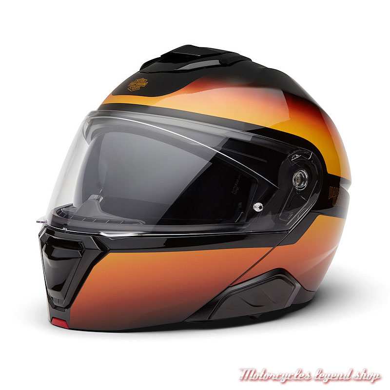 Casque modulable Capstone III American Classic Harley-Davidson, gloss orange et noir, 97143-26EX