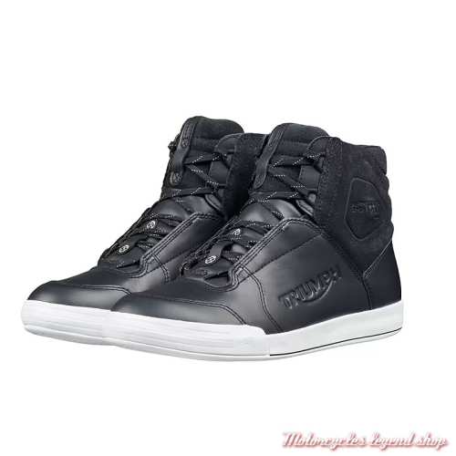 Chaussures Chrome Drystar homme Triumph X Alpinestars, cuir noir, MBTA26002