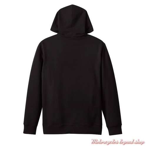 Sweatshirt à capuche Ride Harley-Davidson homme, noir, coton, poly, dos, 96823-26VM