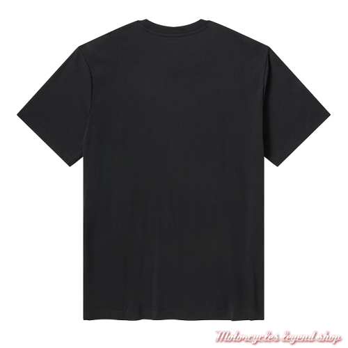Ensemble t-shirt coton noir manches courtes Racer homme Harley-Davidson, dos, 96492-26VM