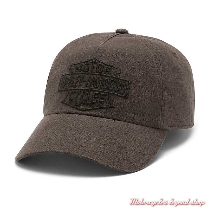 Casquette American Classic Olive Harley-Davidson homme, coton, brodé, réglable, 97671-26VM