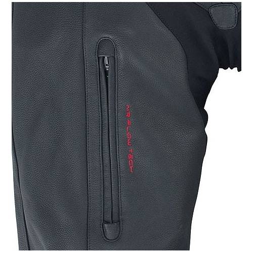 Pantalon H2Sport, homme, cuir noir, doublé, waterproof, protections, Triumph