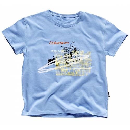 Tee-shirt Junior Speed, enfant, bleu, manches courtes, Triumph MJTS13130