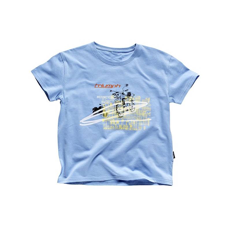Tee-shirt Junior Speed, enfant, bleu, manches courtes, Triumph MJTS13130