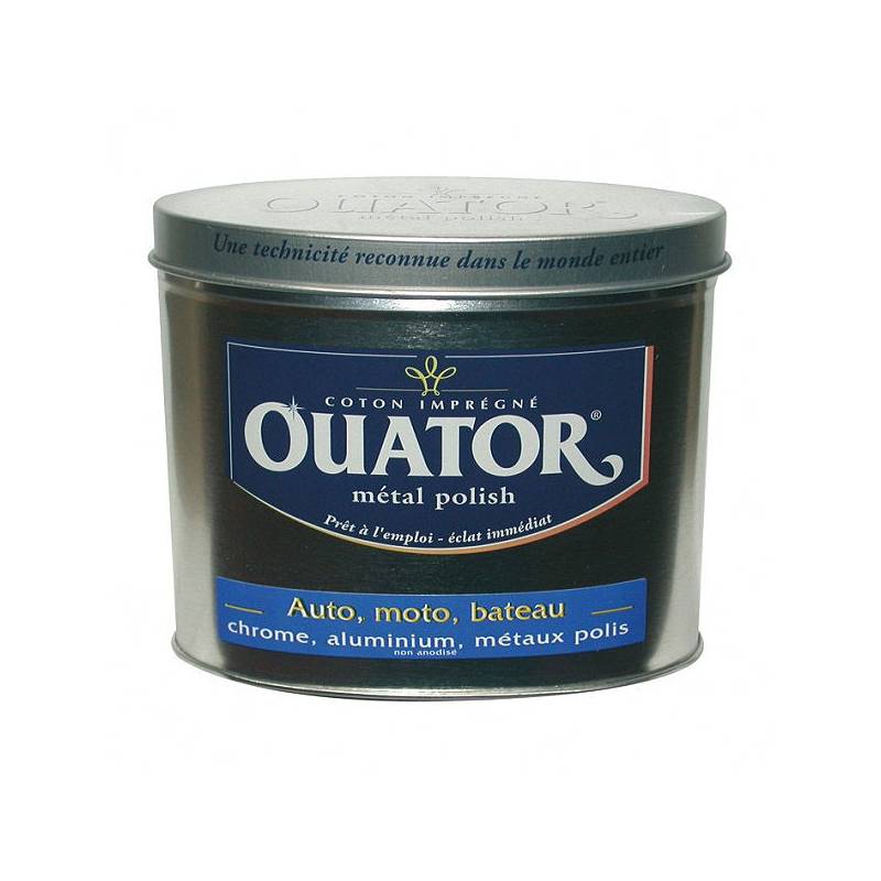 Ouator Métal Polish, coton imprégné, 75 g, OUATOR