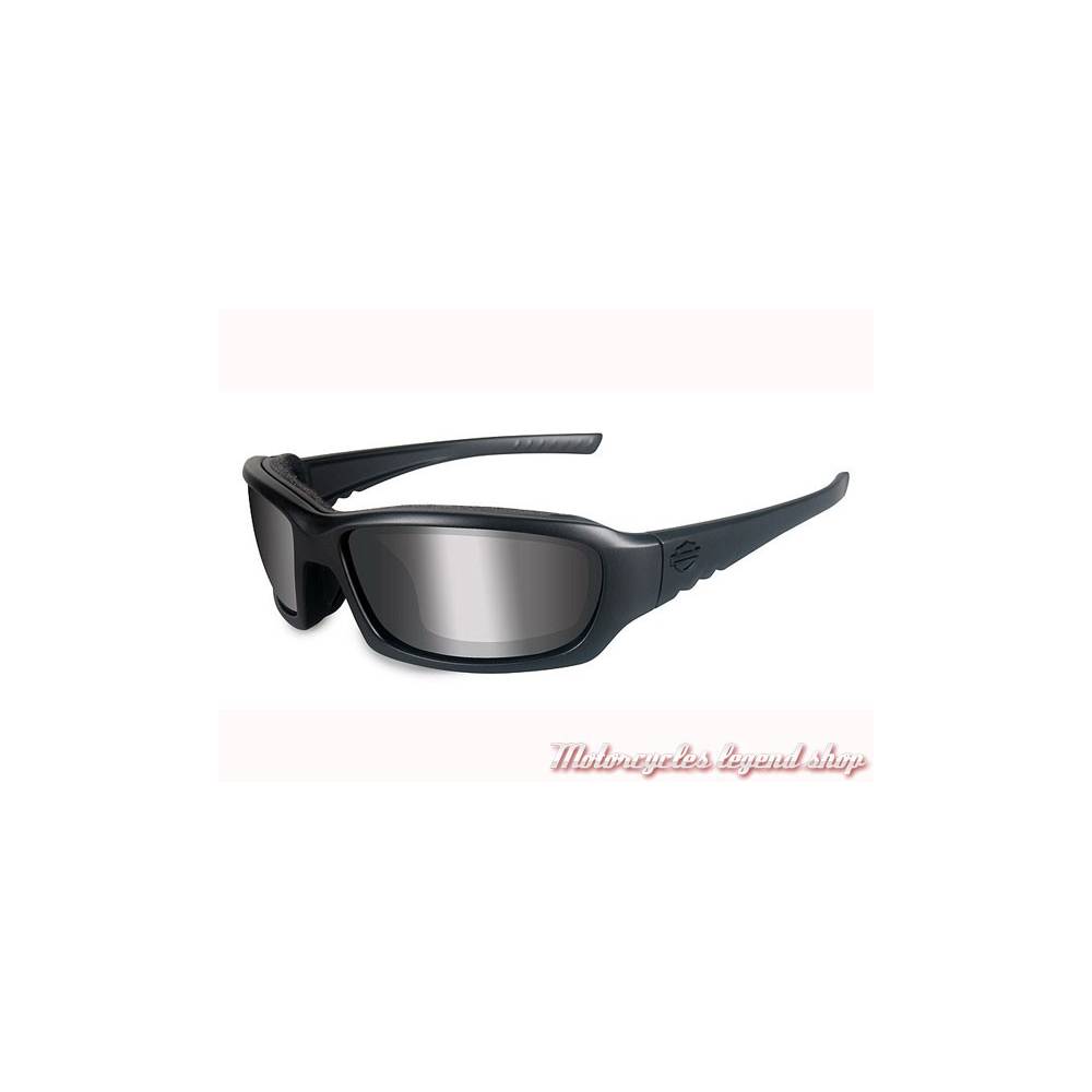 Lunette de moto Harley-Davidson monture grise argentée - Léo