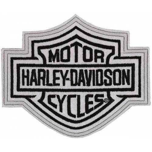 Patch Bar & Shield réfléchissant, brodé, grand modèle, Harley-Davidson EMN302883