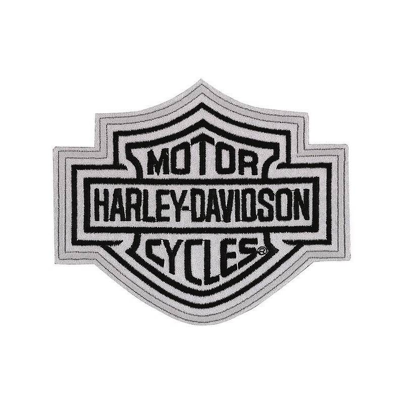 Patch Bar & Shield réfléchissant, brodé, grand modèle, Harley-Davidson EMN302883