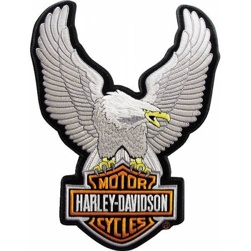 Patch Eagle Bar & Shield, brodé, petit modèle, Harley-Davidson EMB328062