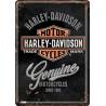 Carte postale métal H-D Genuine Harley-Davidson