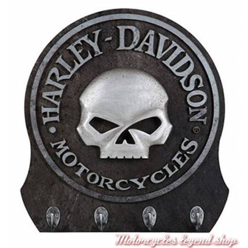 Porte clés mural Skull Harley-Davidson