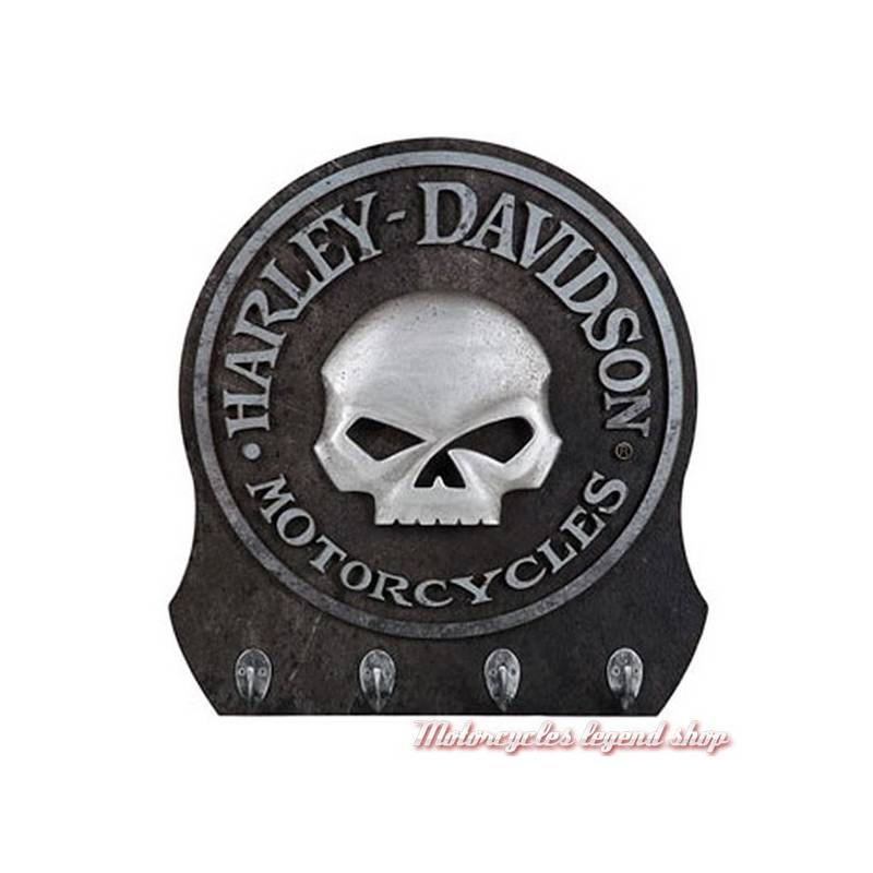 Porte clés mural Skull, 4 crochets Harley-Davidson HDL-15313