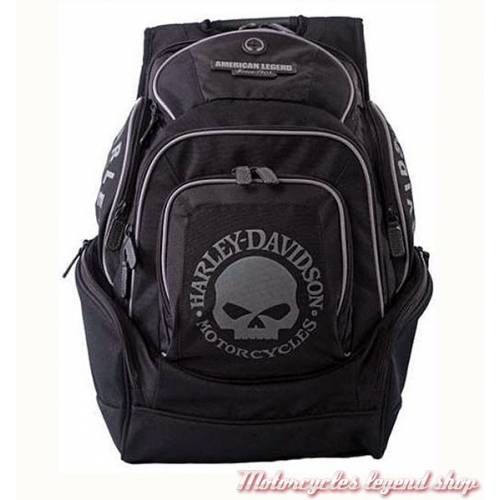 Sac à dos Skull black/grey, nylon, Harley-Davidson BP1924SB