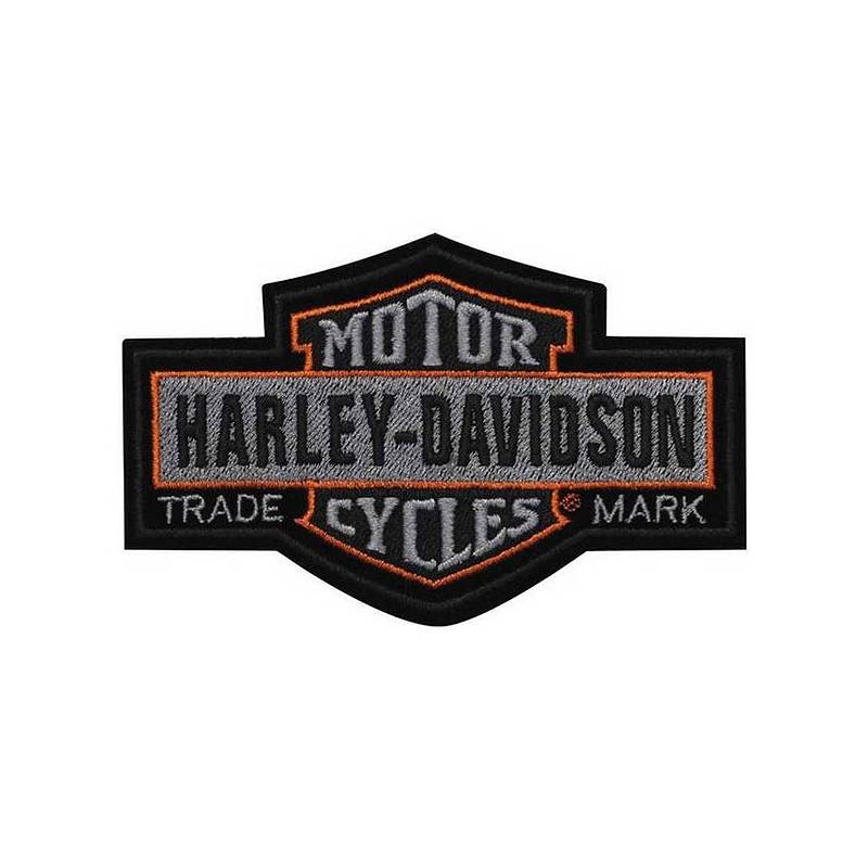 Patch Nostalgic Bar & Shield, vintage, brodé, grand modèle, Harley-Davidson EMB313754 