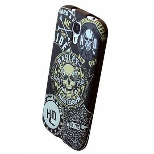 Coque Galaxy S4 imprimé skull, Harley-Davidson 7617