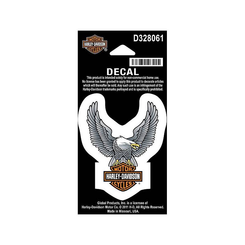 Stickers Upwing Eagle silver, petit modèle, Harley-Davidson D328061