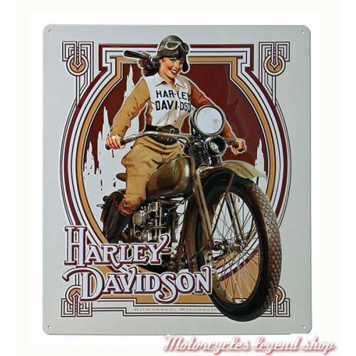 Plaque métal Nouveau Babe Harley-Davidson