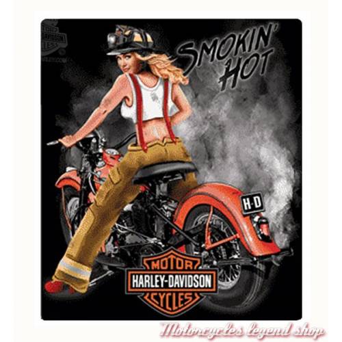 Plaque métal Smokin' Hot Harley-Davidson