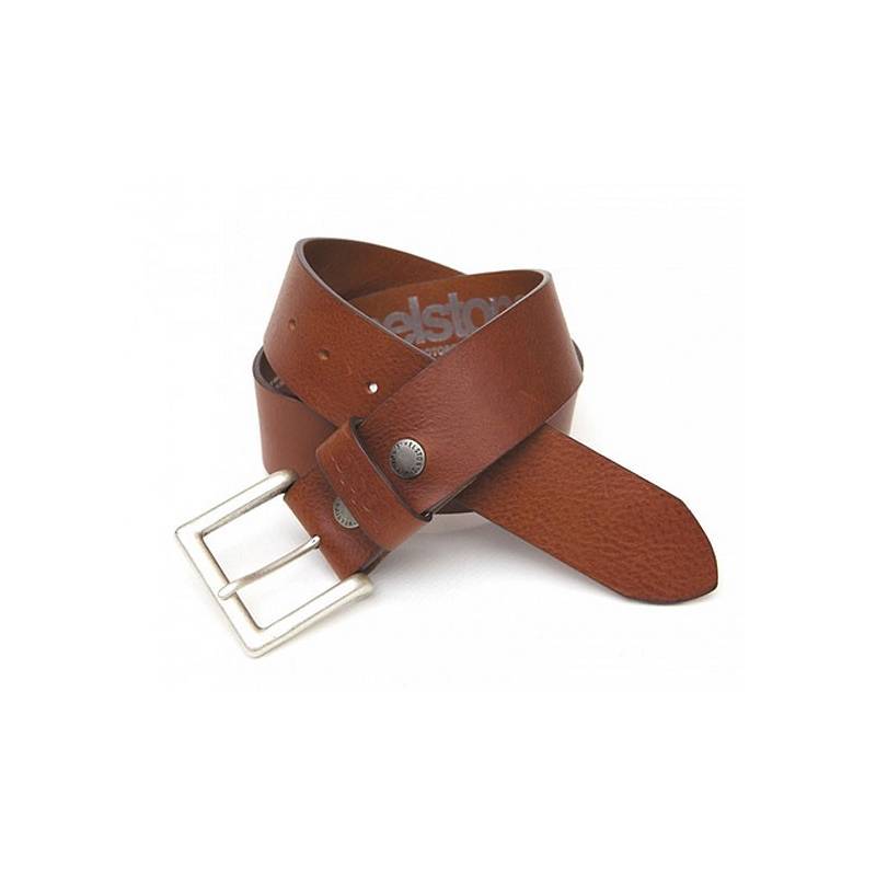 Ceinture Tan homme, cuir marron clair, boucle amovible Helstons