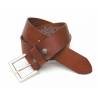 Ceinture Tan homme, cuir marron clair, boucle amovible Helstons
