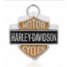 Clochette Large Bar & Shield Orange Harley-Davidson