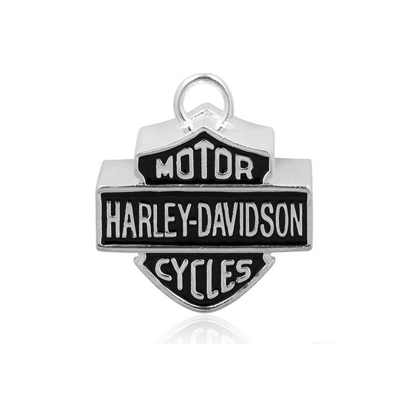 Clochette Large Bar & Shield , metal argenté et noir, Harley Davidson HRB024