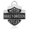 Clochette Large Bar & Shield , metal argenté et noir, Harley Davidson HRB024