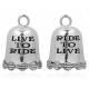 Clochette "Live to Ride" Harley-Davidson
