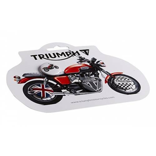 Set de 4 badges Triumph, type broches, Bonneville, Triumph MPBS15312