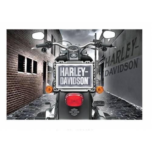 Pin's H-D + carte postale Harley-Davidson