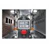 Pin's H-D métal + carte postale, moto, enveloppe, Harley-Davidson 181134