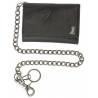 Portefeuille Biker black mousqueton
