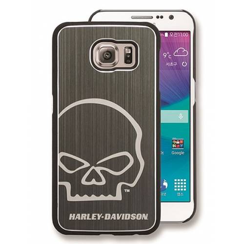 Coque Galaxy S6 Skull Silver Harley-Davidson