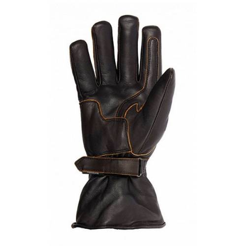 Gants cuir Jeff hiver homme, marron, intérieure synthétique mouton, Helston&#039;s