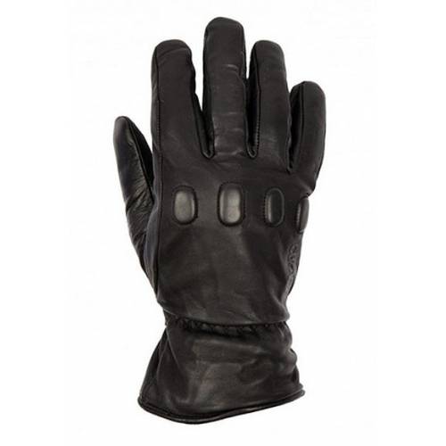 Gants cuir Wayne hiver homme, noir, doublés Primaloft, Helston's