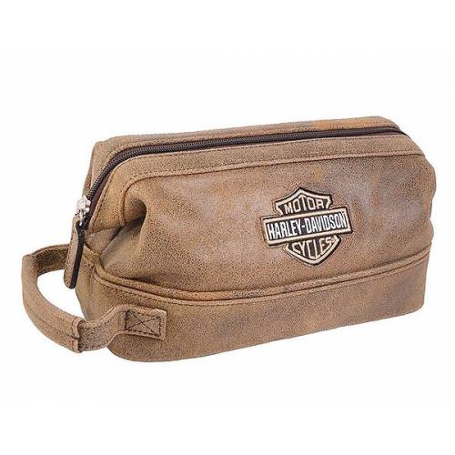 Trousse de toilette cuir Harley Davidson