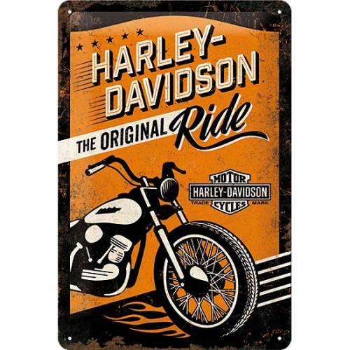 Plaque métal Original Ride Harley-Davidson