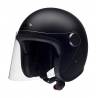 Casque Epicurist Coal, mixte, visière longue, noir mat, intérieur cuir, HEDON