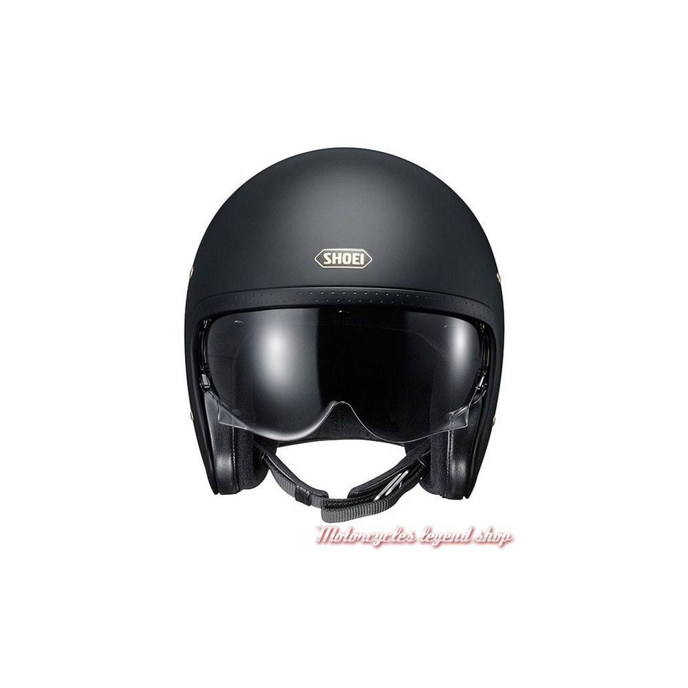 Casque shoei jet noir mat Clearance