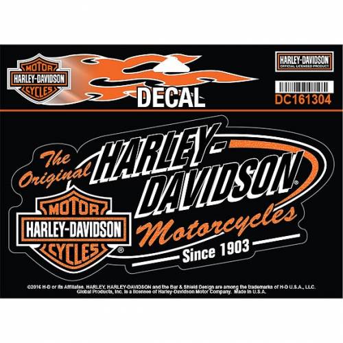 Sticker Retro H-D, vintage, Harley-Davidson DC161304