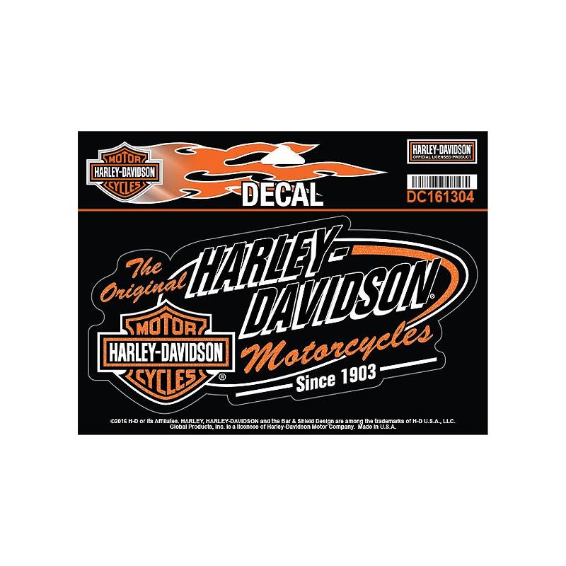 Sticker Retro H-D, vintage, Harley-Davidson DC161304