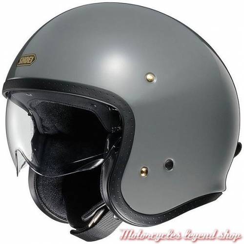 Casque J.O gris brillant mixte, vintage, Shoei