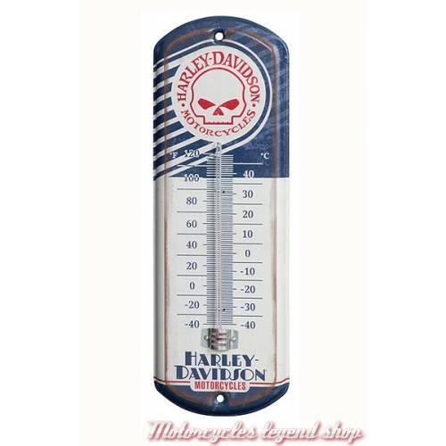 Thermomètre Skull Harley-Davidson