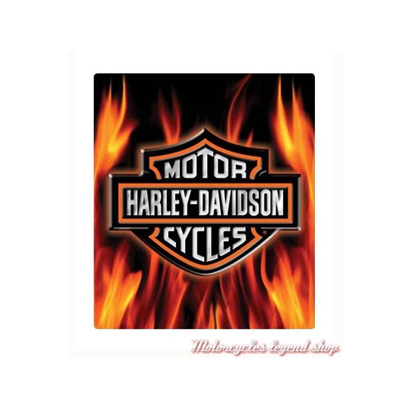 Plaque métal Flame Logo Harley-Davidson, 2011291