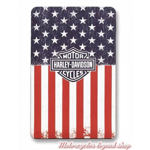 Batterie de secours Americana Flag, port USB, 3000 mAh, Harley-Davidson 7836