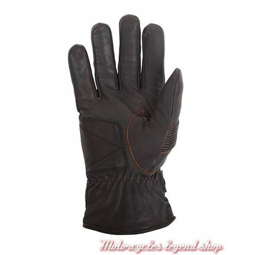 Gant cuir Brod hiver Helstons, homme, marron, noir, doublés Primaloft