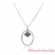 Collier argent B&S Oval Harley-Davidson femme