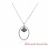 Collier argent B&S Oval Harley-Davidson femme